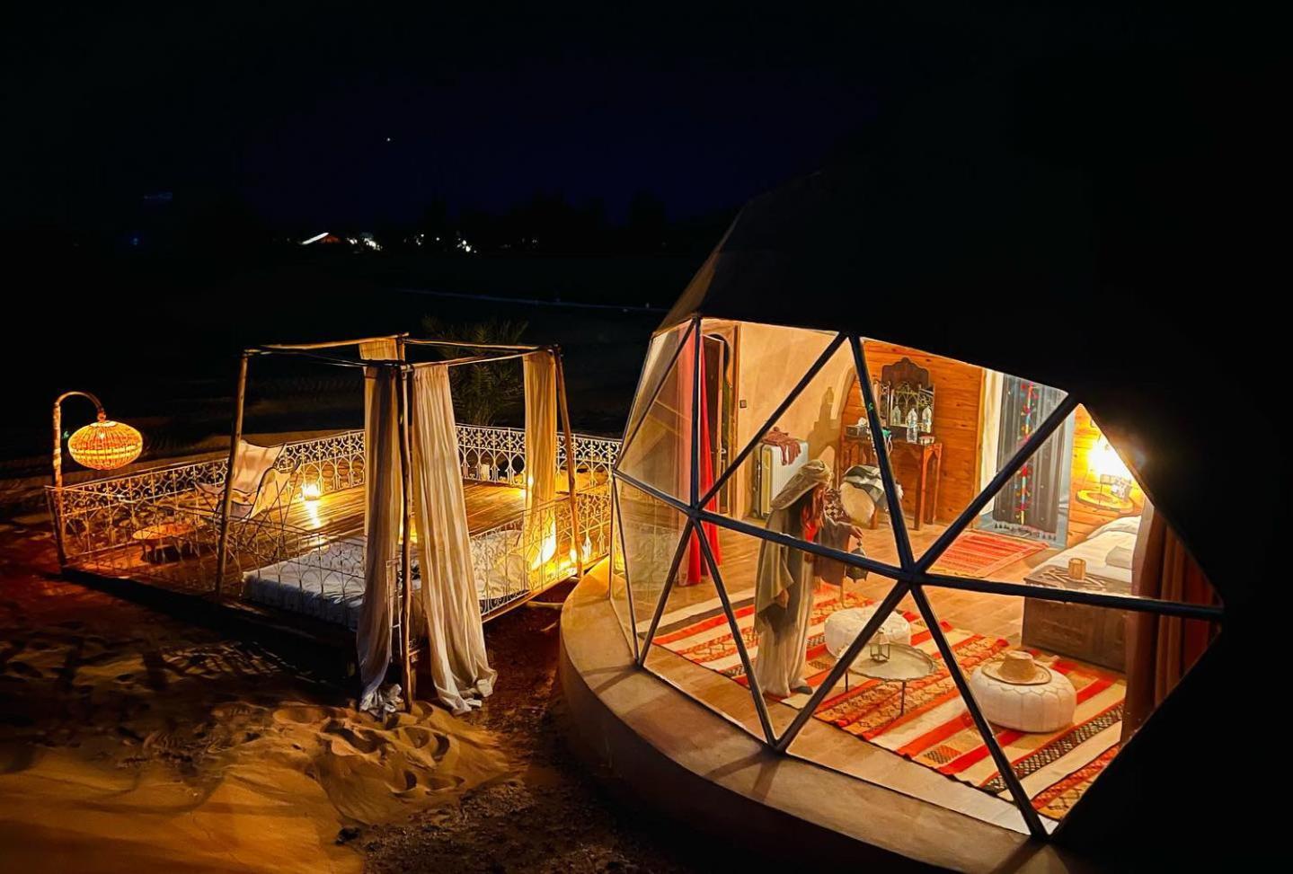 Hotel Sunrise Sahara Camp Merzouga Exterior foto
